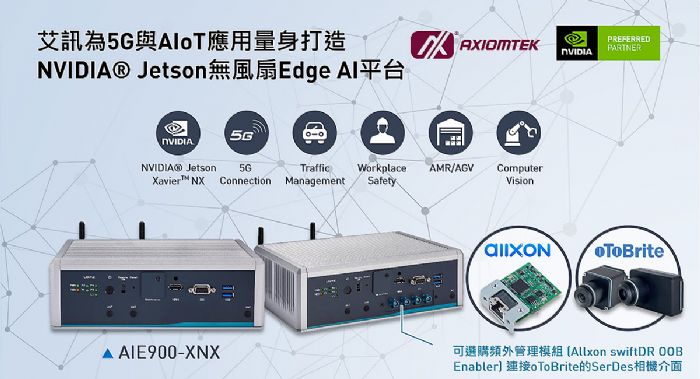 ѶƼΪ5GAIoTӦNVIDIA Jetson޷Edge AIƽ̨AIE900-XNX